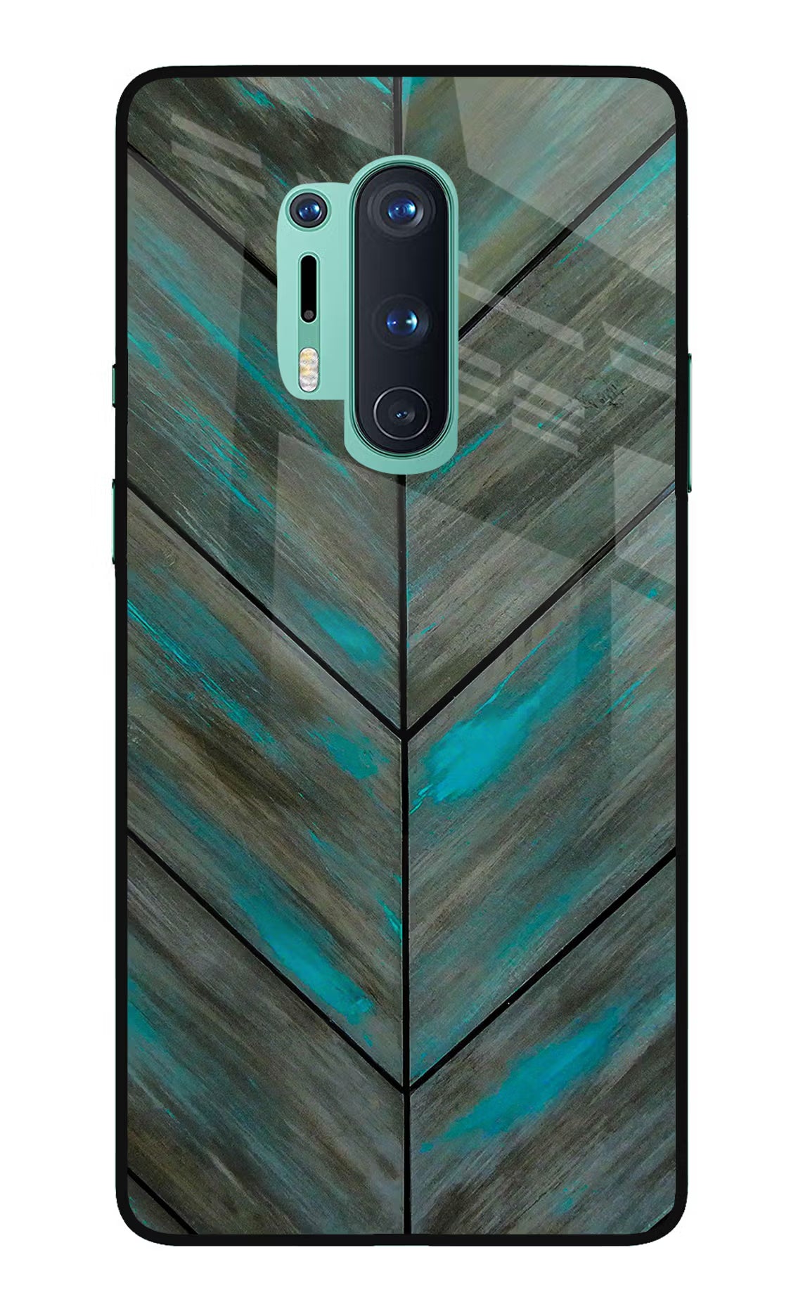 Pattern Oneplus 8 Pro Glass Case Back Cover by Casekaro