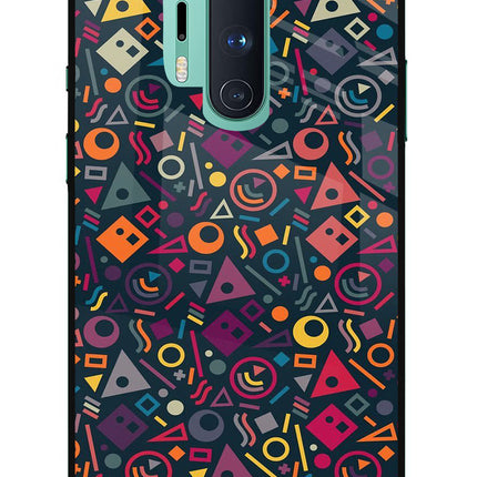 Geometric Abstract Oneplus 8 Pro Glass Case