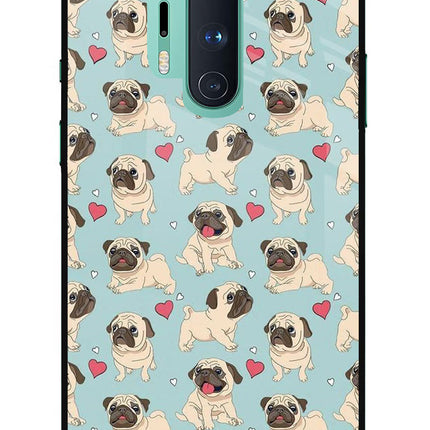 Pug Dog Oneplus 8 Pro Glass Case