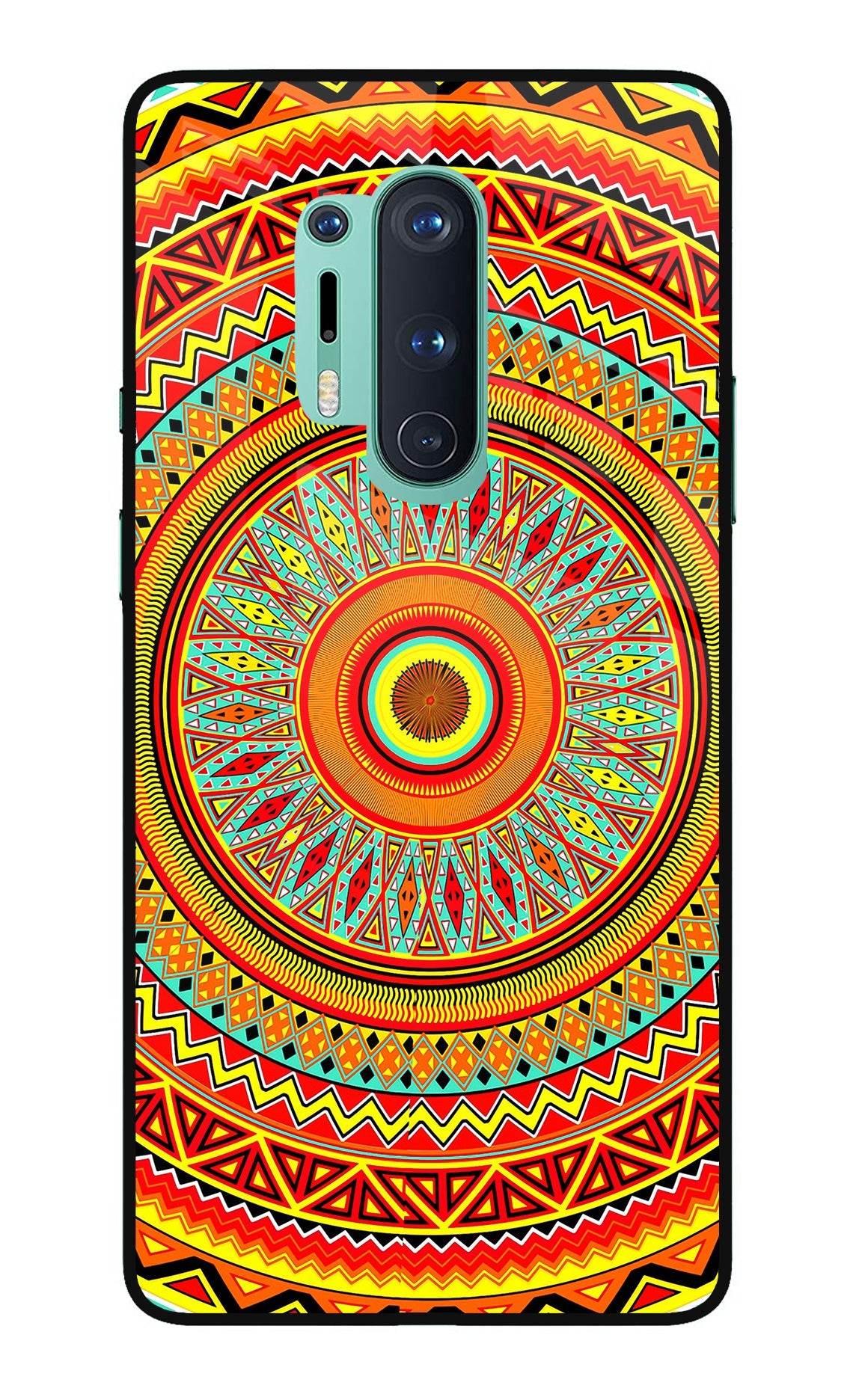 Mandala Pattern Oneplus 8 Pro Glass Case