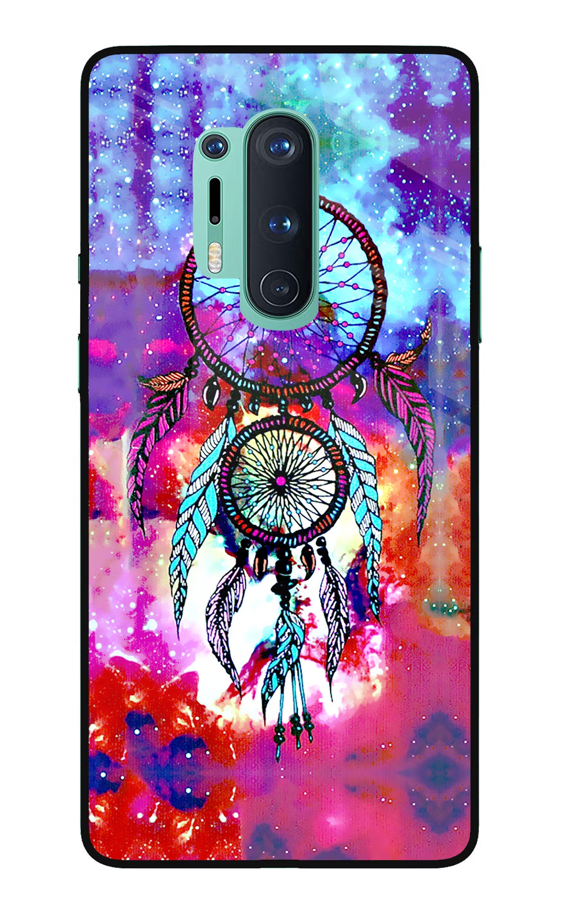 Dream Catcher Abstract Oneplus 8 Pro Glass Case Back Cover by Casekaro