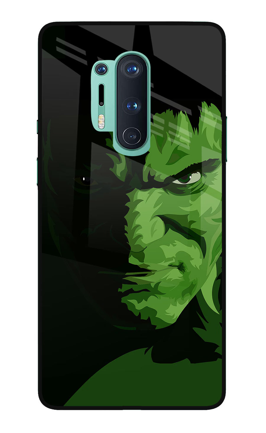 HULK Oneplus 8 Pro Back Cover, Glass case