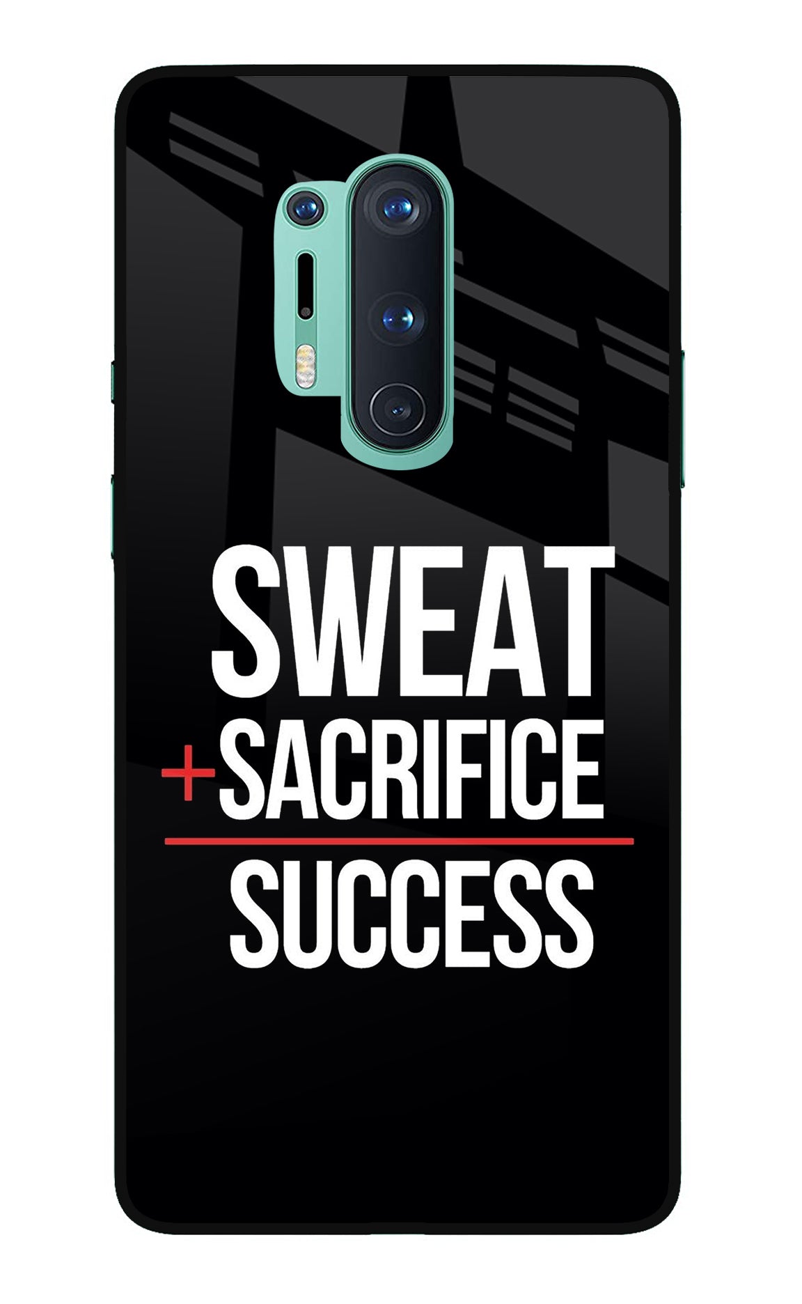 Sweat Sacrifice Success Oneplus 8 Pro Back Cover