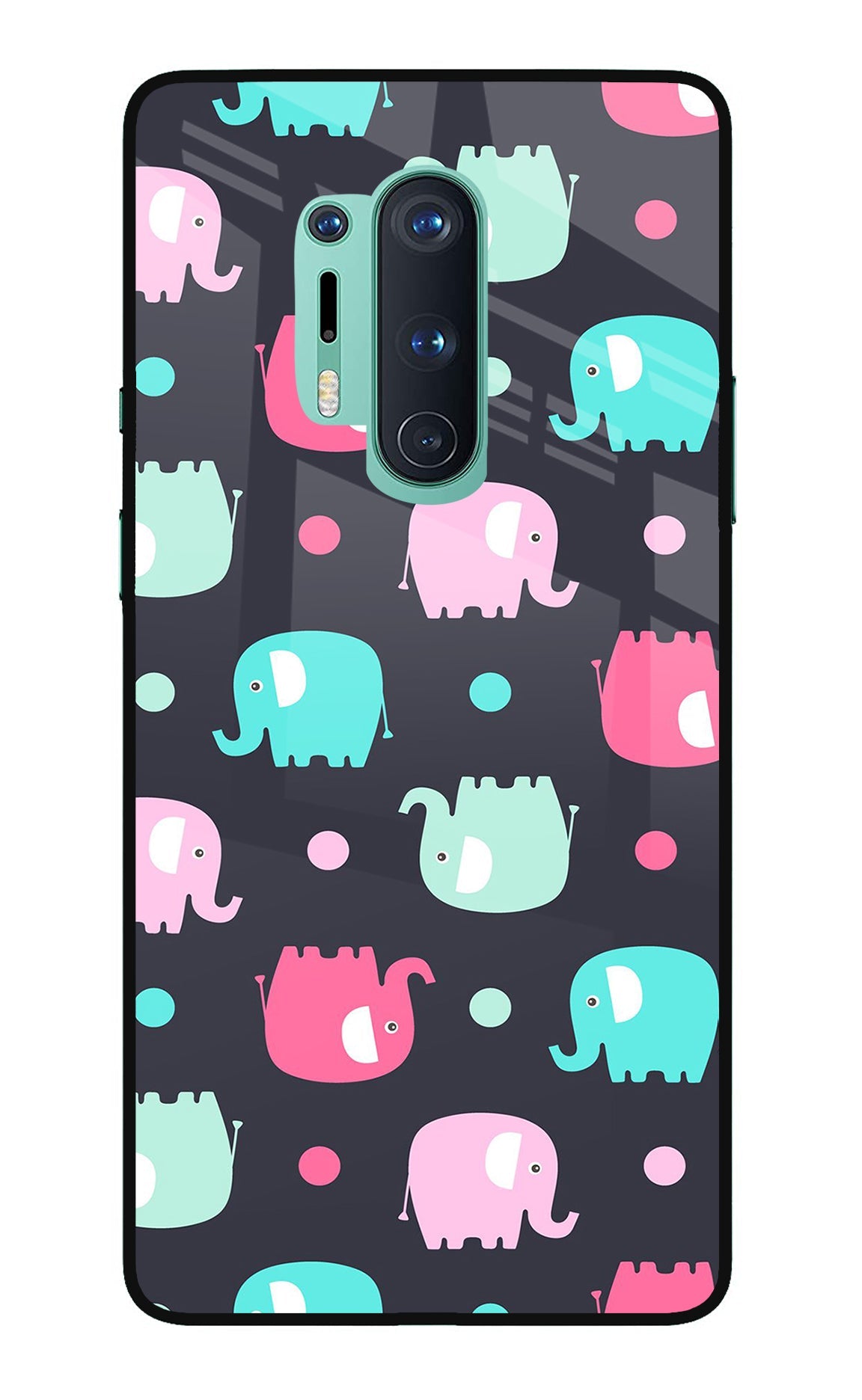 Elephants Oneplus 8 Pro Back Cover