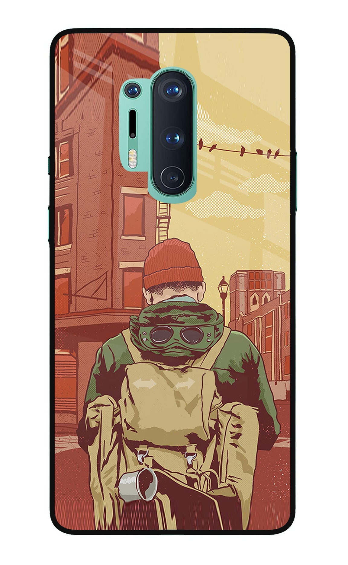 Adventurous Oneplus 8 Pro Glass Case