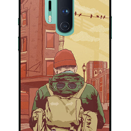 Adventurous Oneplus 8 Pro Glass Case