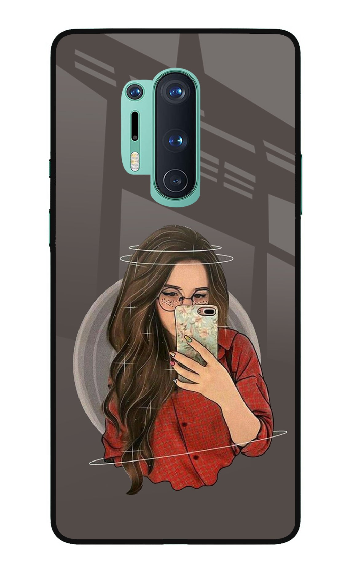 Selfie Queen Oneplus 8 Pro Glass Case