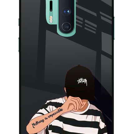 Aesthetic Boy Oneplus 8 Pro Glass Case