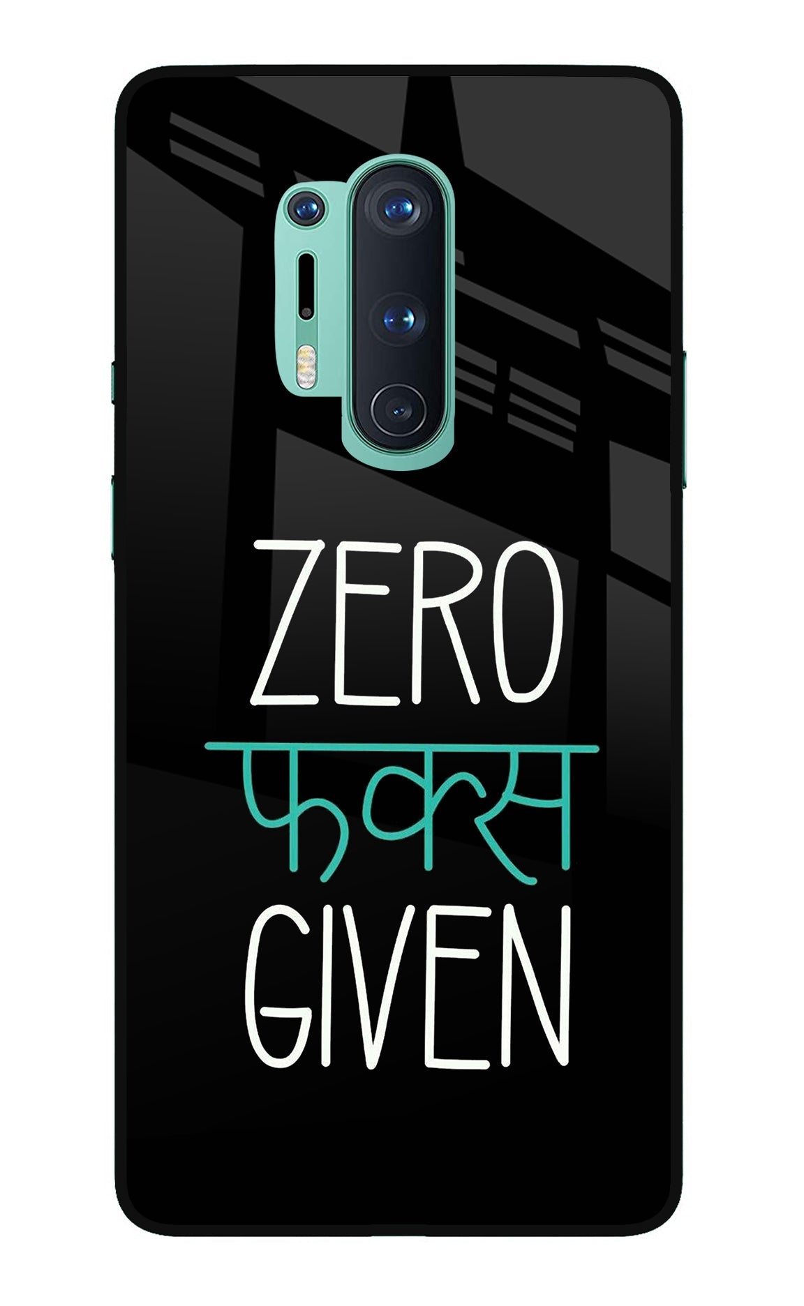 Zero Fucks Given Oneplus 8 Pro Back Cover