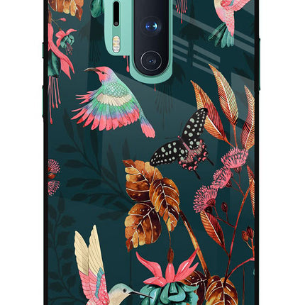 Birds Oneplus 8 Pro Glass Case