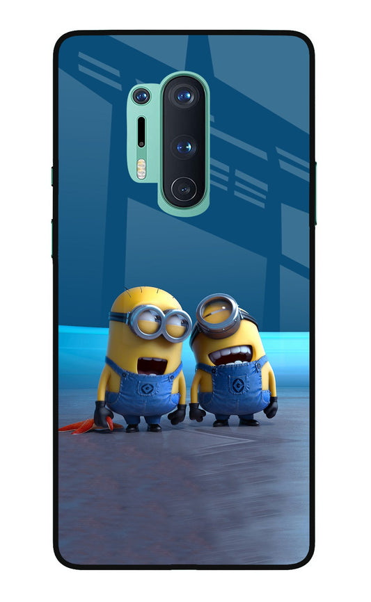 Minion Laughing Oneplus 8 Pro Glass Case