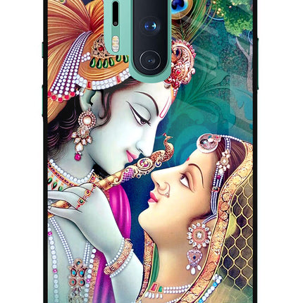 Lord Radha Krishna Oneplus 8 Pro Glass Case