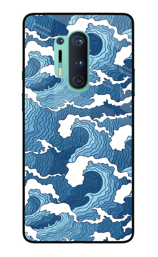 Blue Waves Oneplus 8 Pro Glass Case