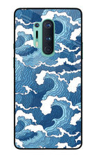 Blue Waves Oneplus 8 Pro Glass Case