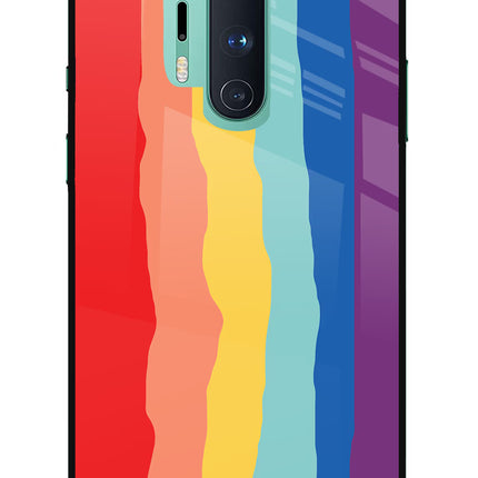 Rainbow Oneplus 8 Pro Glass Case