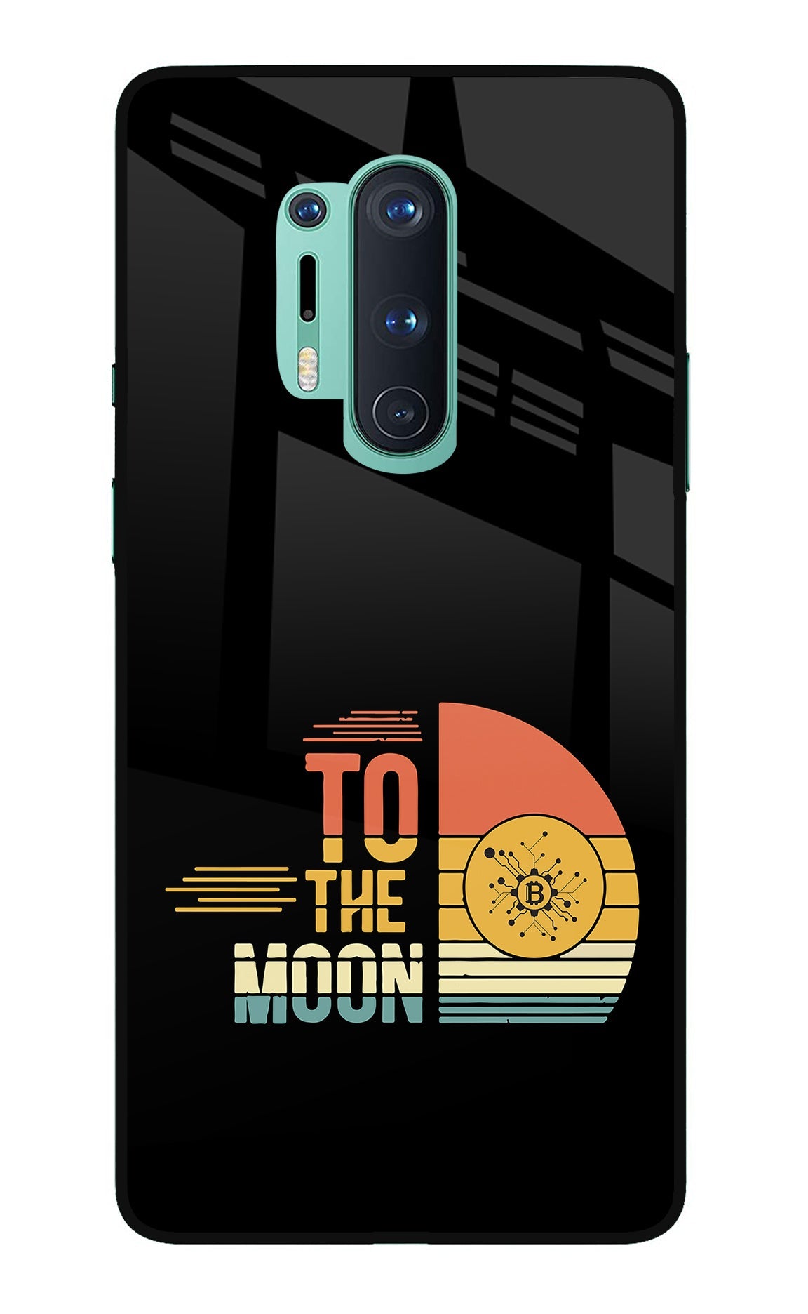 To the Moon Oneplus 8 Pro Glass Case