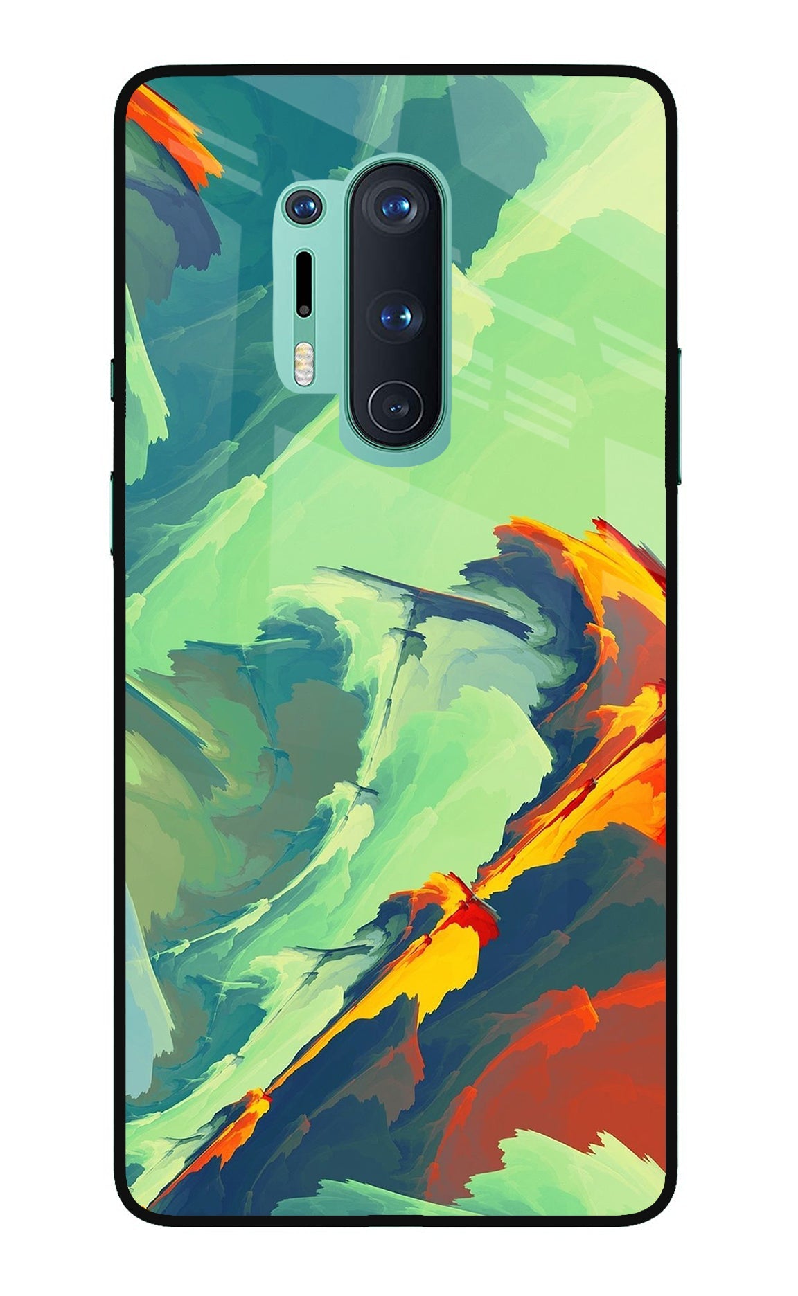 Paint Art Oneplus 8 Pro Glass Case