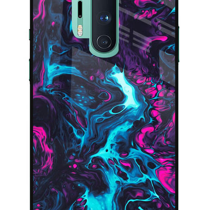 Abstract Oneplus 8 Pro Glass Case