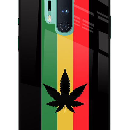 Weed Flag Oneplus 8 Pro Glass Case