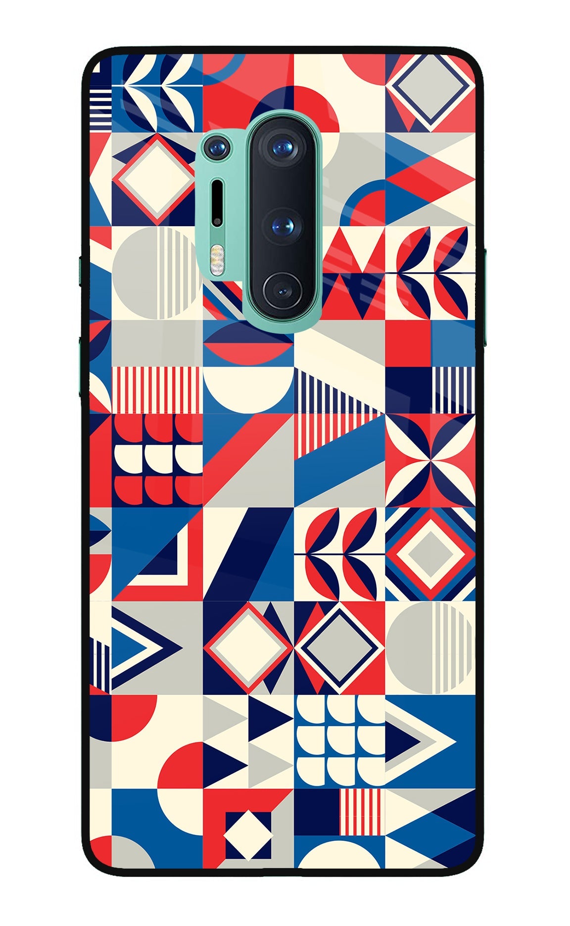 Colorful Pattern Oneplus 8 Pro Glass Case