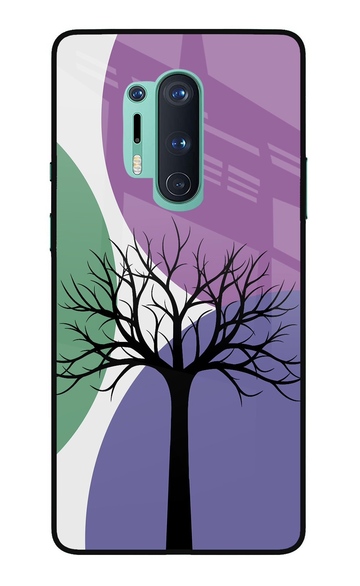 Tree Art Oneplus 8 Pro Glass Case