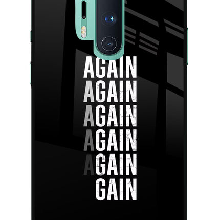 Again Again Gain Oneplus 8 Pro Glass Case