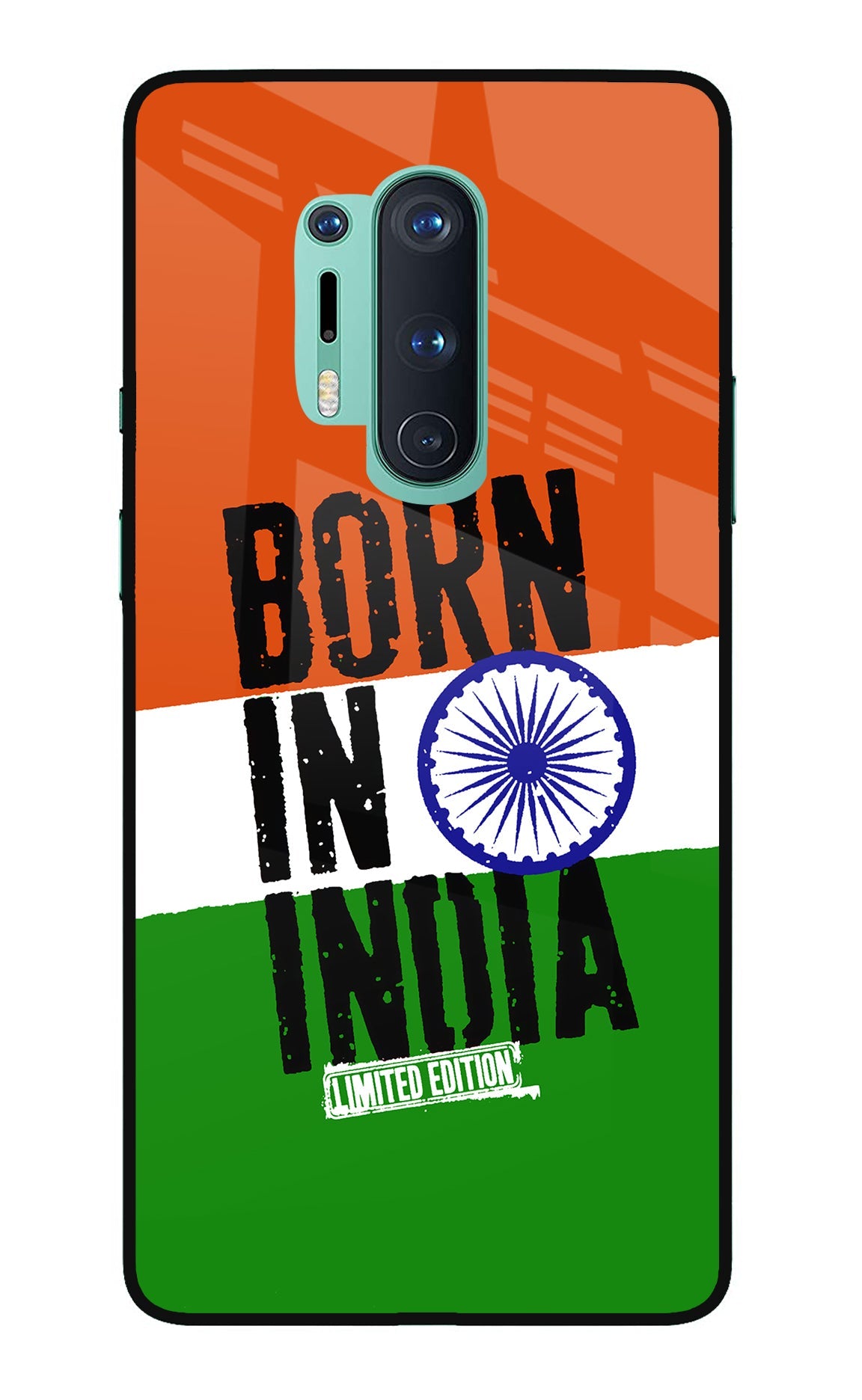 Born in India Oneplus 8 Pro Back Cover