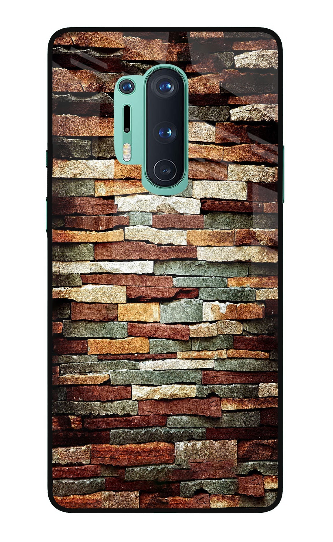 Bricks Pattern Oneplus 8 Pro Back Cover