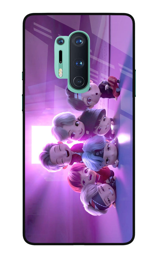 BTS Chibi Oneplus 8 Pro Glass Case