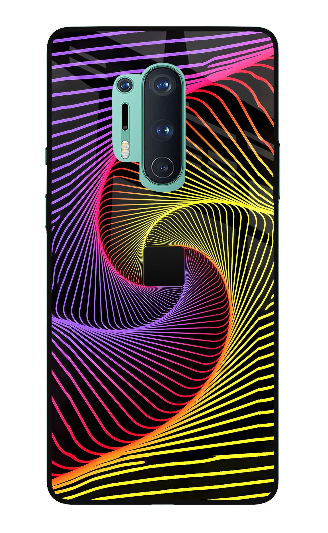 Colorful Strings Oneplus 8 Pro Back Cover