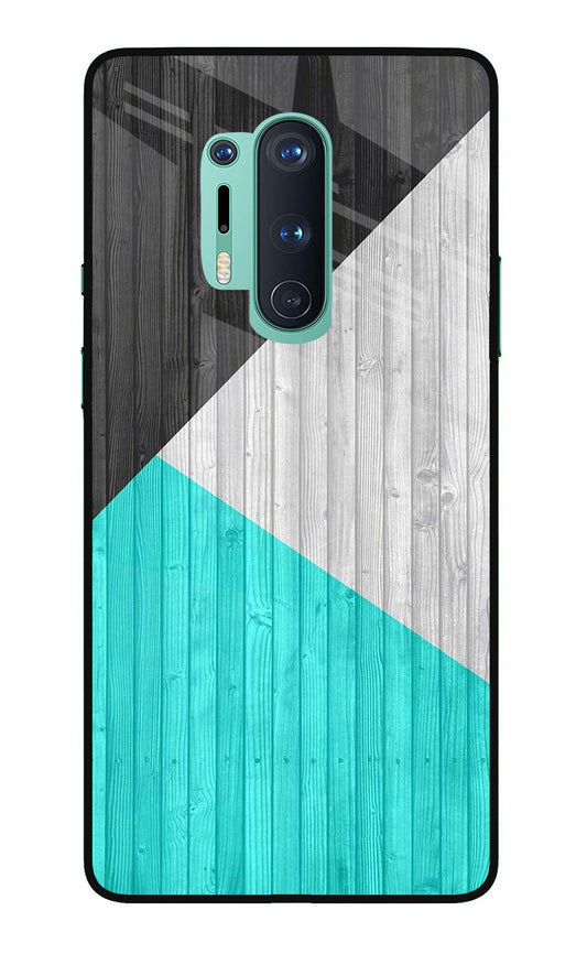 Wooden Abstract Oneplus 8 Pro Glass Case