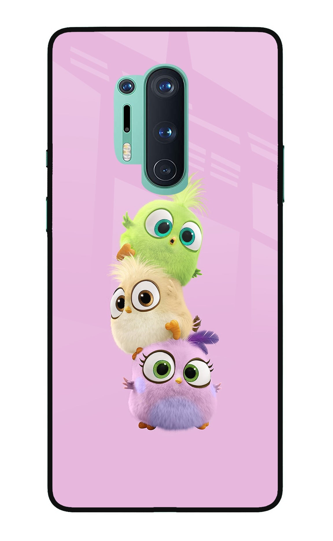 Cute Little Birds Oneplus 8 Pro Glass Case