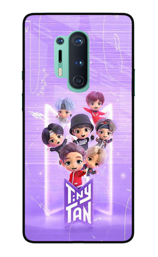 BTS Tiny Tan Oneplus 8 Pro Glass Case