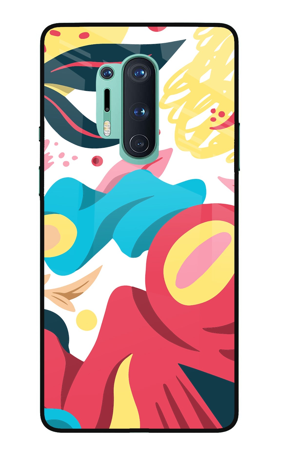 Trippy Art Oneplus 8 Pro Glass Case