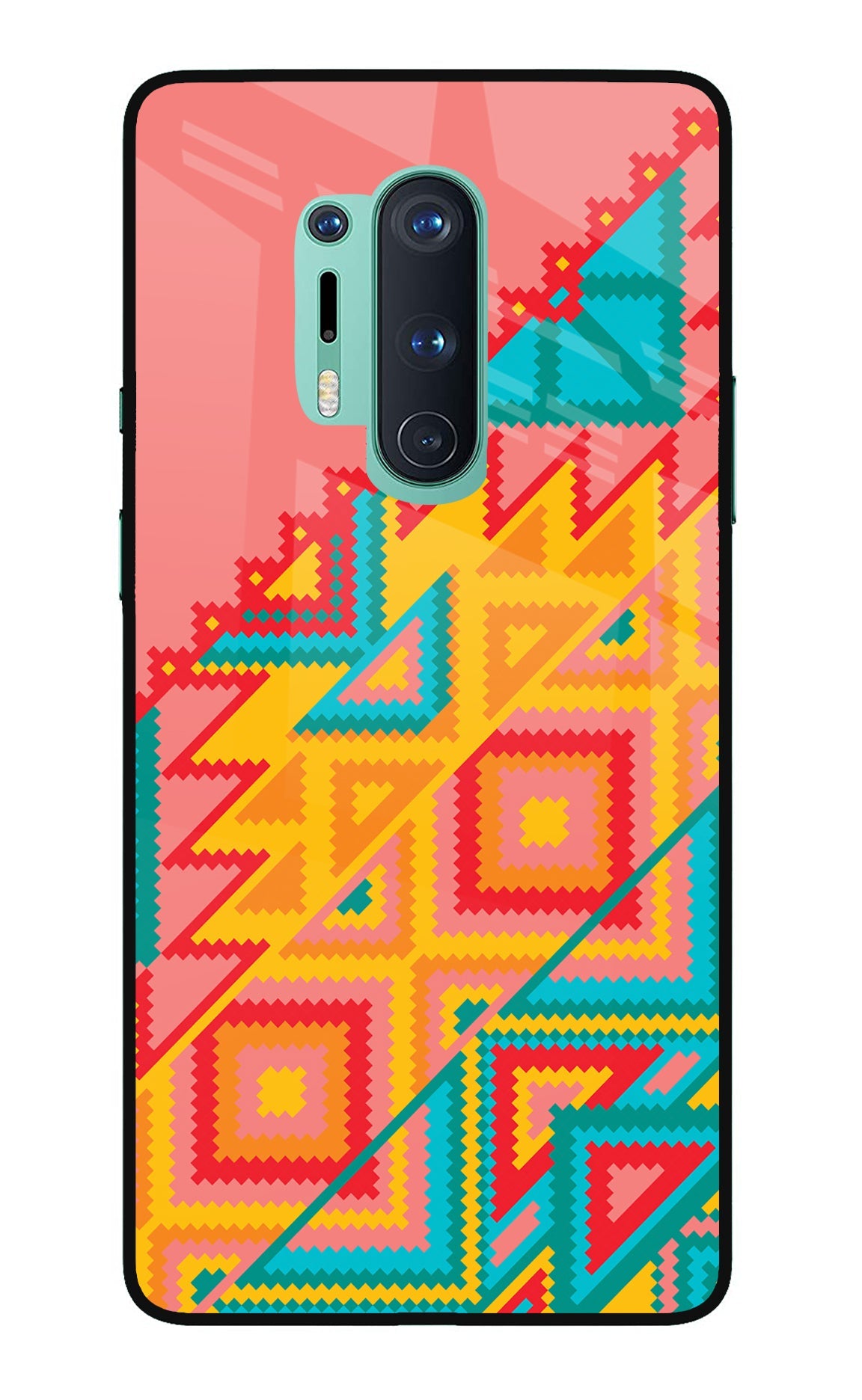 Aztec Tribal Oneplus 8 Pro Glass Case