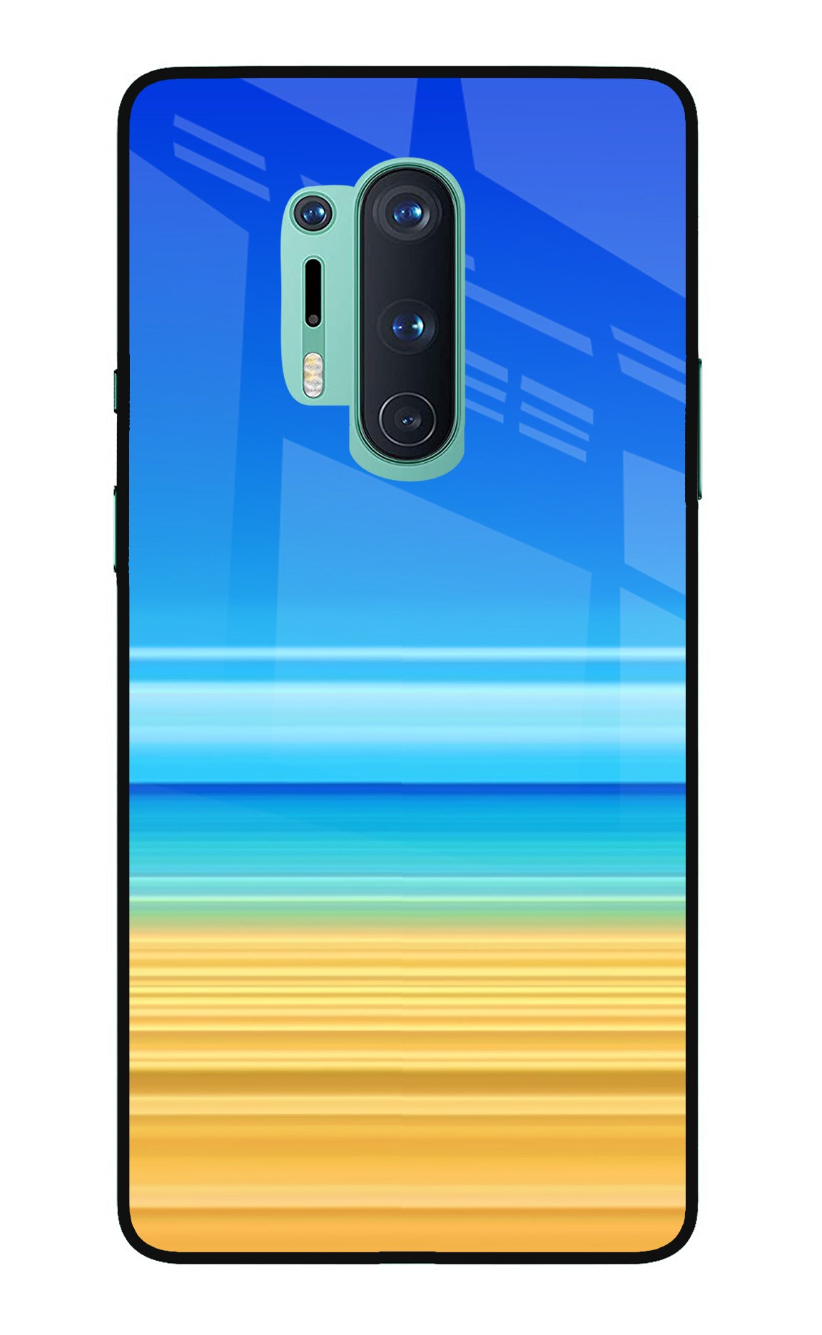 Beach Art Oneplus 8 Pro Glass Case