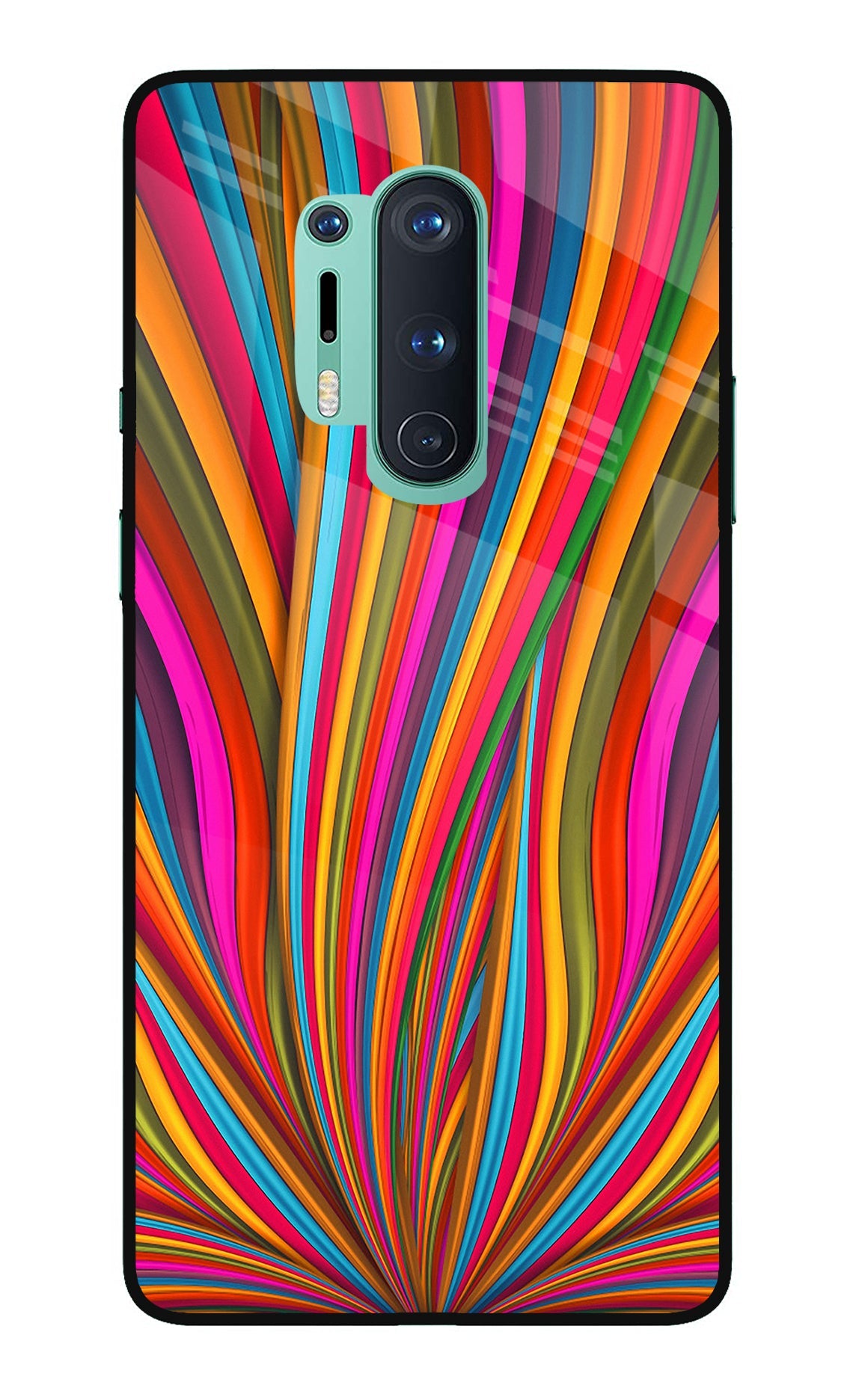 Trippy Wavy Oneplus 8 Pro Back Cover