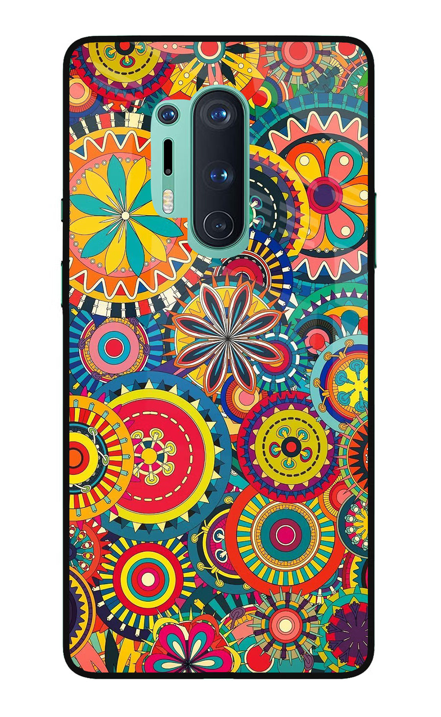 Gol Gol Art Oneplus 8 Pro Back Cover, Glass case