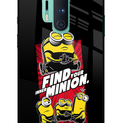 Find your inner Minion Oneplus 8 Pro Glass Case