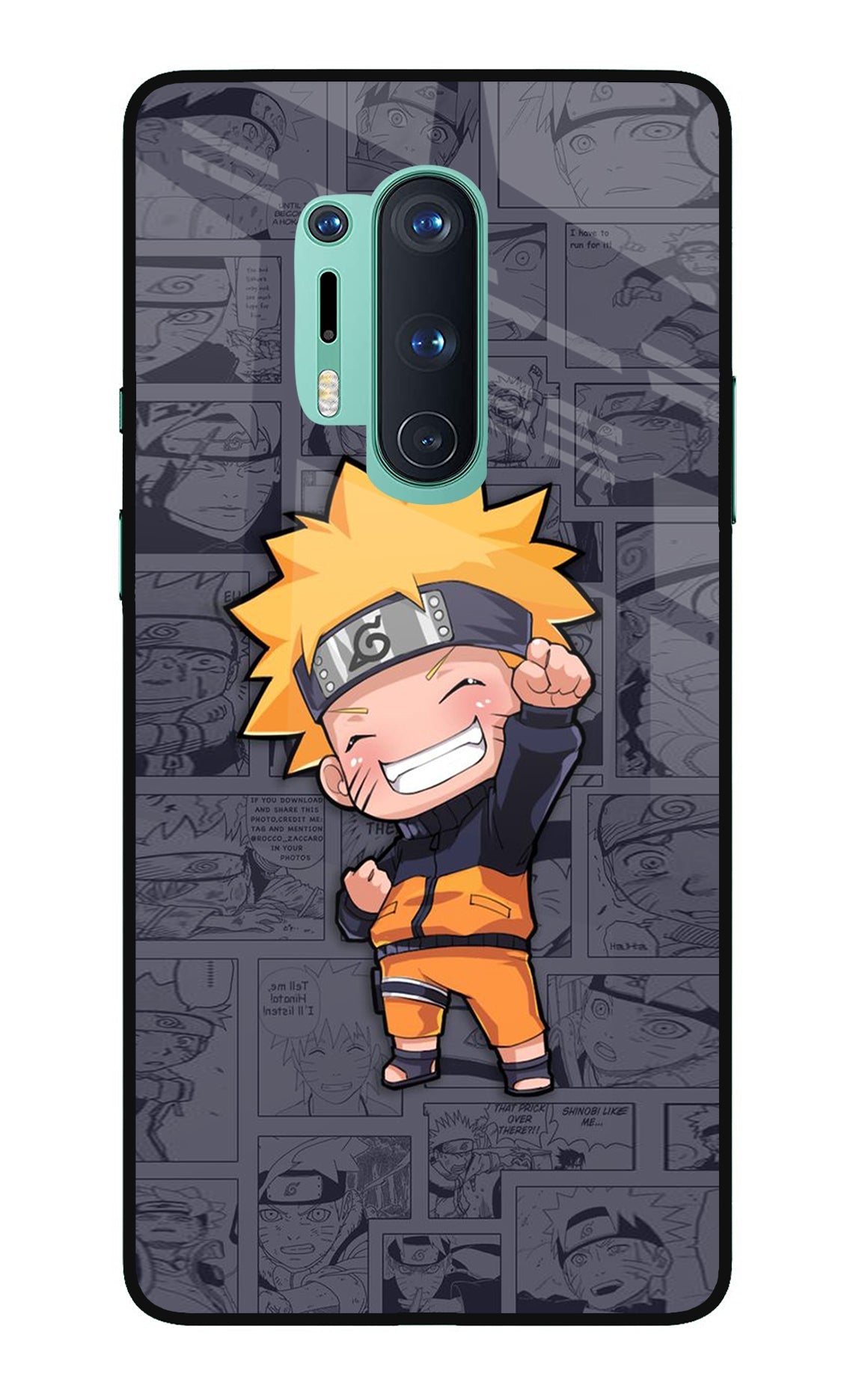 Chota Naruto Oneplus 8 Pro Glass Case