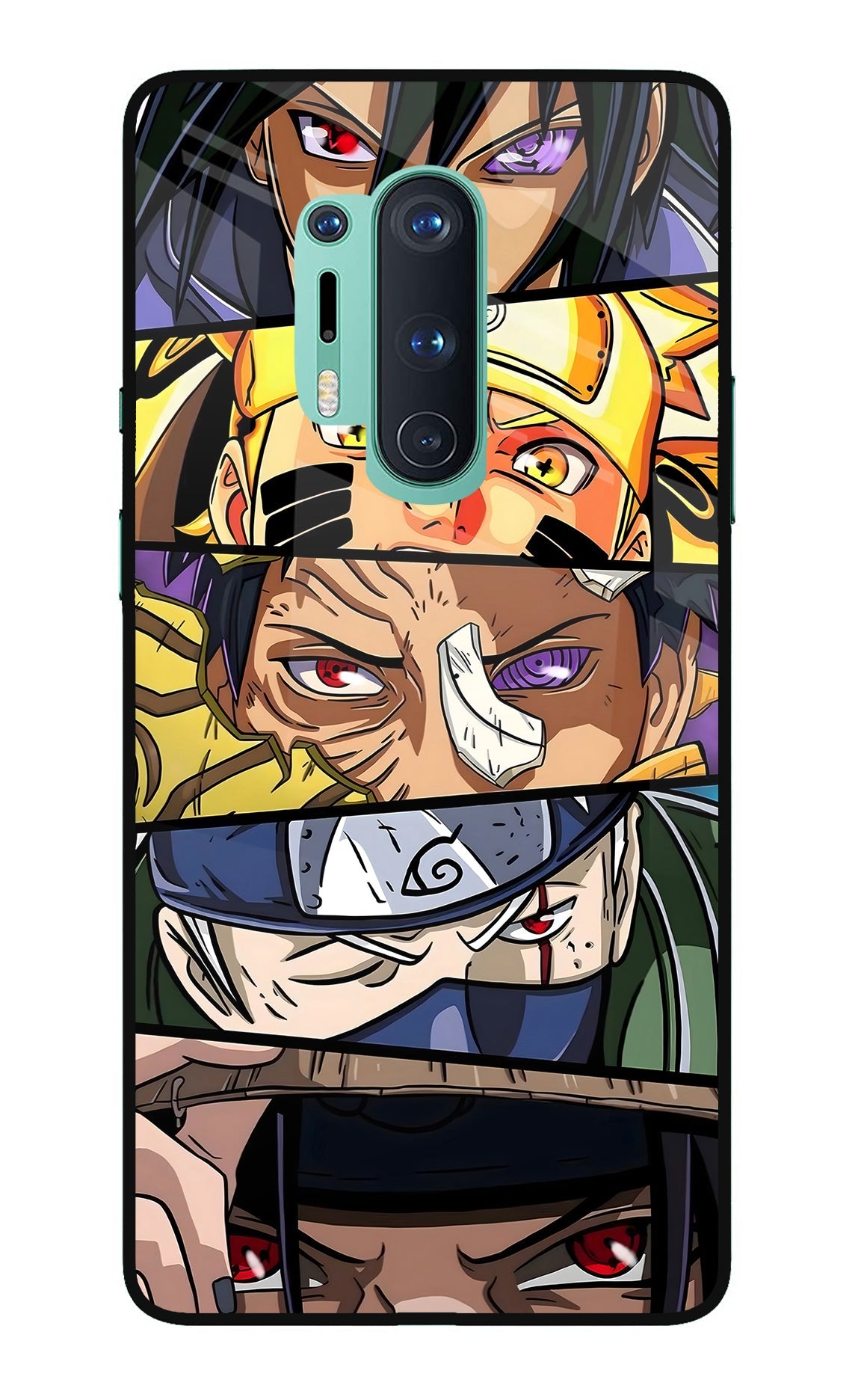 Naruto Character Oneplus 8 Pro Back Cover