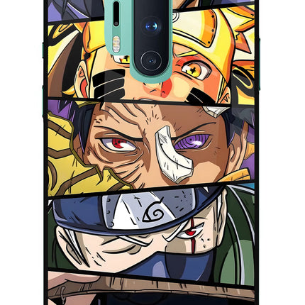 Naruto Character Oneplus 8 Pro Glass Case