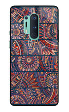 African Culture Design Oneplus 8 Pro Glass Case