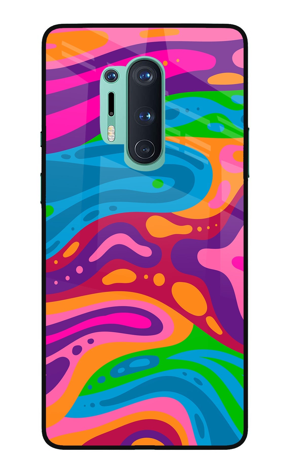 Trippy Pattern Oneplus 8 Pro Back Cover