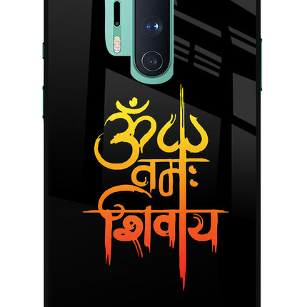 Om Namah Shivay Oneplus 8 Pro Glass Case