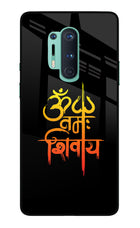 Om Namah Shivay Oneplus 8 Pro Glass Case