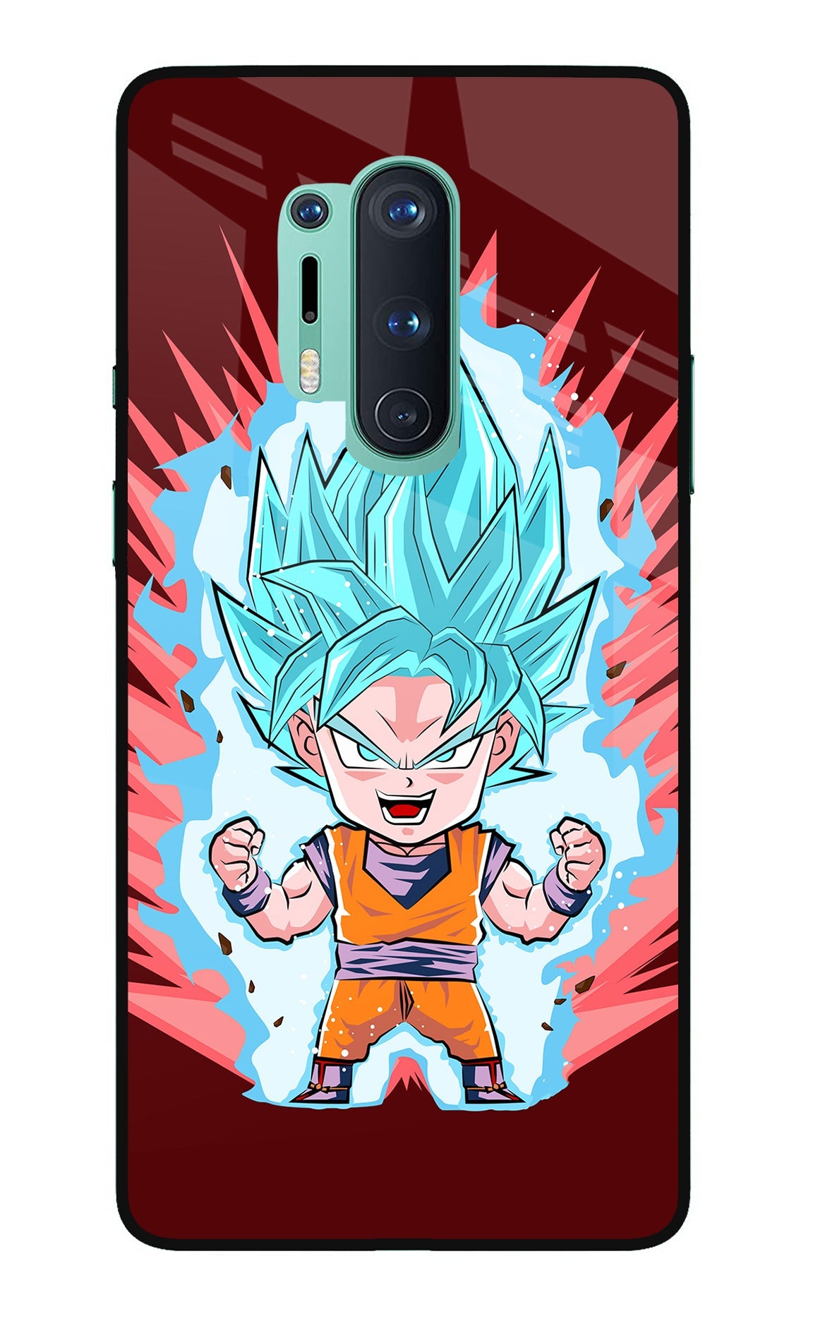 Goku Little Oneplus 8 Pro Glass Case