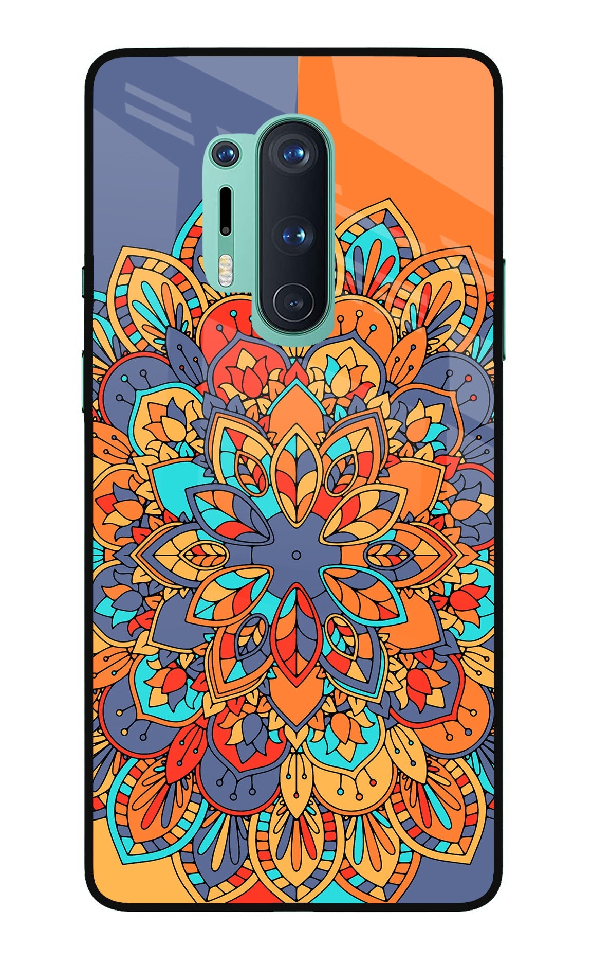 Color Mandala Oneplus 8 Pro Glass Case