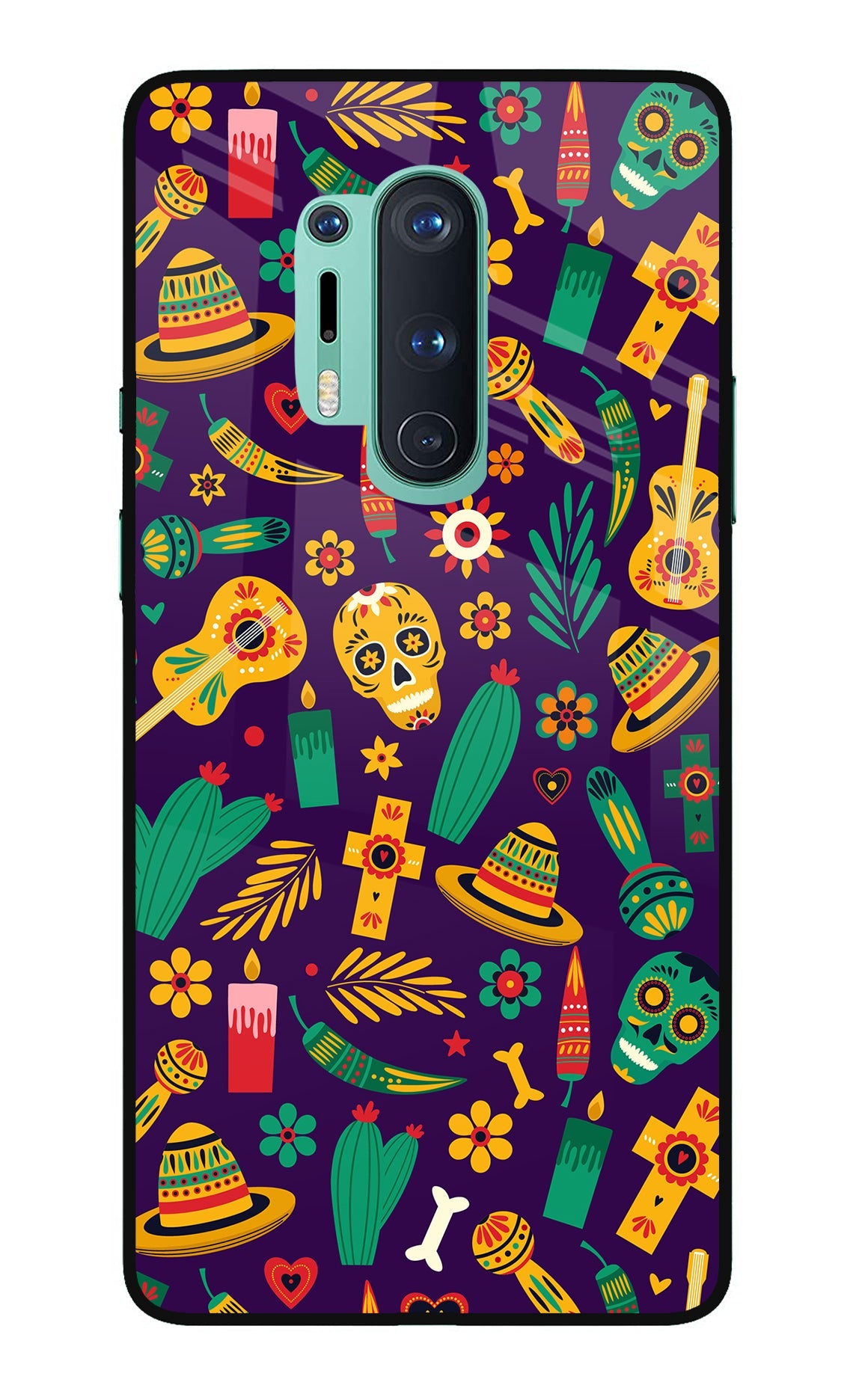 Mexican Artwork Oneplus 8 Pro Back Cover