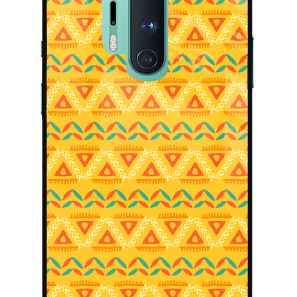 Tribal Pattern Oneplus 8 Pro Glass Case